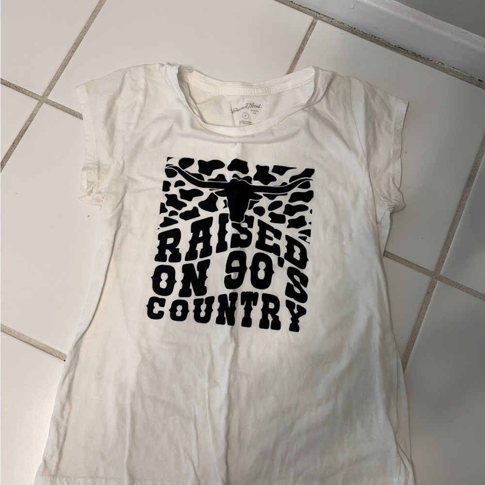 White Raised on 90s Country Shirt